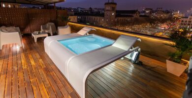 Mini piscina para terraza